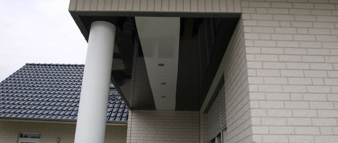 Spanndecke auf Terrasse - Außenbereich Installation